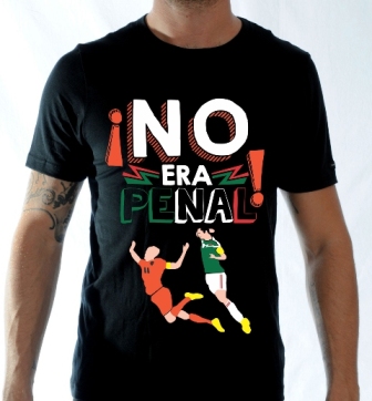 PLAYERA MEXICANA NO ERA PENAL EN HOUSTON TEXAS